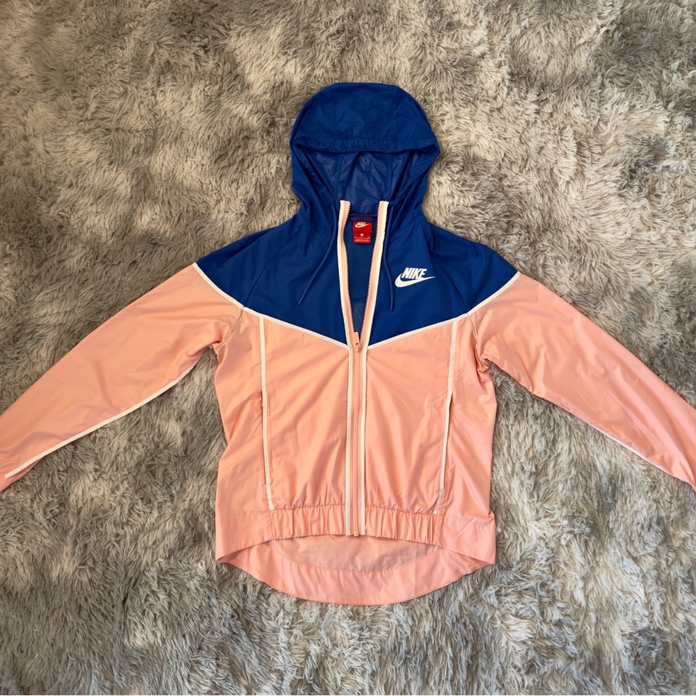 NIKE Retro zip-up hooded Wind Breaker Jacket size small